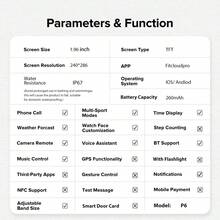 New Fashion Smart Watch, Multiple Color, Fashion Design, Wireless Calling, Message Notification, 260 MAH Large Capacity Battery For Long-Standing, Drinks Reminder, Photo Remote, Music Control, Ideal Gifts - Multicolor - View 5