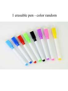 1块磁性可擦写月度计划板 + 4支白板笔，可擦写冰箱贴式日历，包含周计划和月计划，是家居、厨房和办公室的必备墙面装饰，非常适合日程安排、备忘录、学生、家庭和办公室规划。