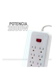 Regleta multicontactos electricos - Blanco - Ver 2