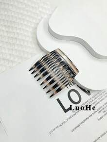 1 chiếc lược cài tóc họa tiết da báo Luohe Jewelry, lược phụ kiện tóc, lược chống tĩnh điện, lược chịu được axit axetic, lược chống gãy. - Nhiều màu - Xem 8