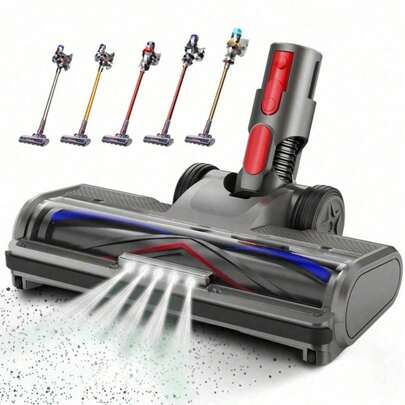 Replacement Roller Brush Head For V7 V8 V10 V11 V15 | Dual-Surface Hard Floor & Carpet Cleaner | Interchangeable Accessory With Durable Bristles
