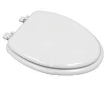 Elongated White Toilet Seat With Soft Close And Quick Release Hinges - 1 - Xem 5