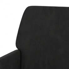 vidaXL Sessel Schwarz 62x79x79 cm Samt - Schwarz - Übersicht 4