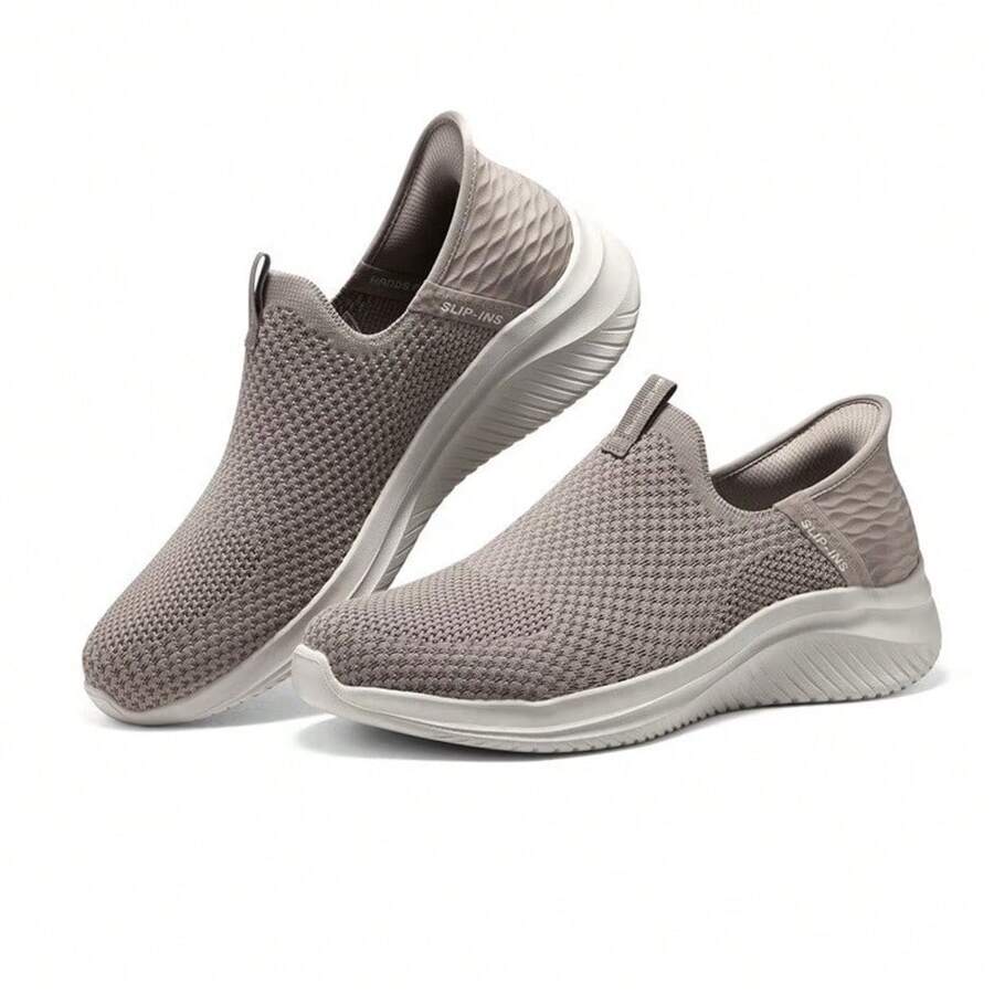 Skechers Men's Breathable Low-Top Mesh Casual Slip-On Shoes