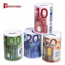 1pc Universal Sealed Coin Bank, (Small 10.5cm, Medium 12.5cm) Cartoon Design Decorative Piggy Bank, (Recommended Medium 12.5cm) For Saving USD, EUR, AUD, GBP, SAR, TMT, EGP, CHF Coins, Small Metal Coin Collection Box - Multicolor - View 11