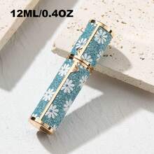 高级合金香水补充瓶，底部注油设计，优雅旅行喷雾器，奢华便携喷雾器，防漏香水盒