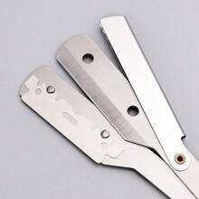 100PCS/Box Single-Sided Razor Blade Stainless Steel Razor Blades Men Shaving Shaver Manual Razors Barber Styling Shaving Tools - Multicolor - View 5