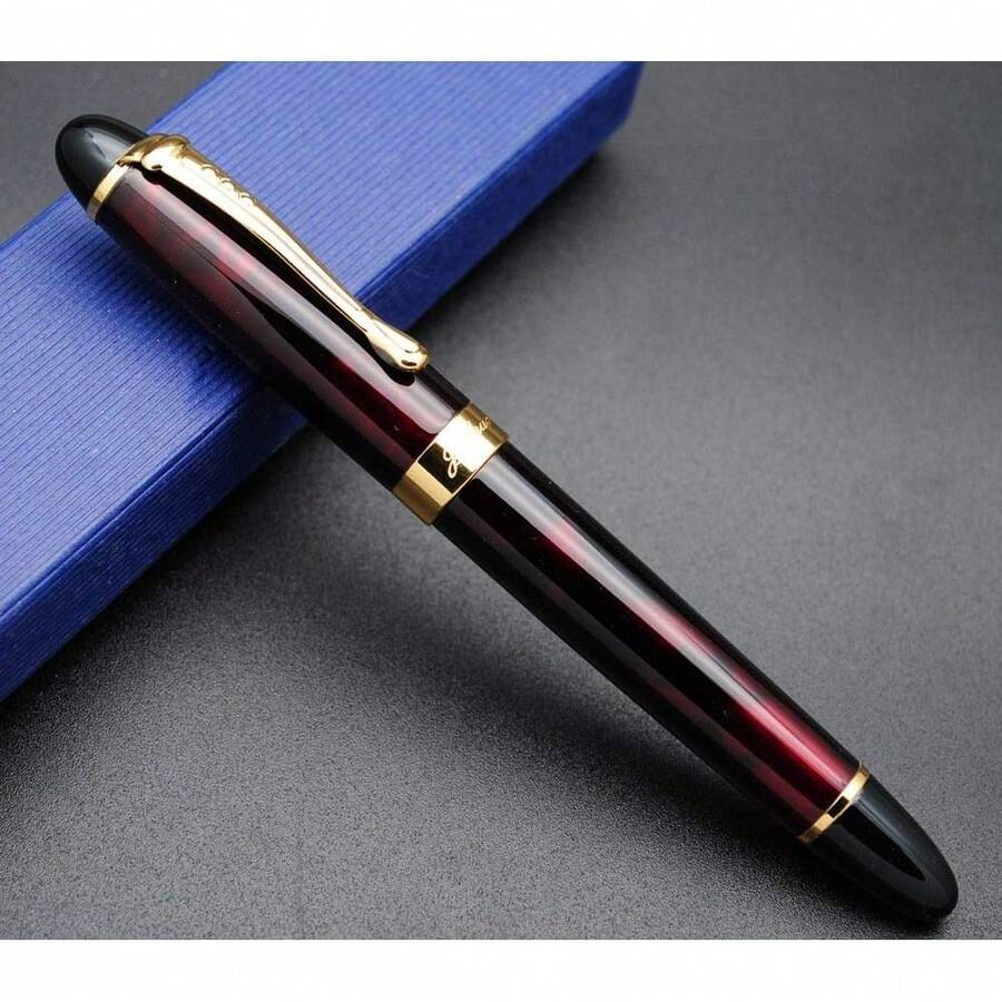 JINHAO X450 Fountain Pen M Nib (Red Ice) - RedIce - View 1