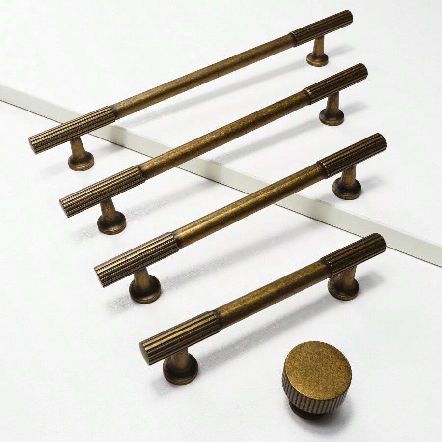 Vintage Cabinet Handles, Bronze Kitchen Cabinet Handles, Retro Cabinet Hardware, Drawer Pulls, Furniture Handles