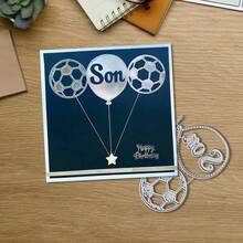 创意气球切割模具、DIY剪贴簿相册和压花模板、贺卡制作工具、卡片纸切割工艺品、礼品卡制作模板模切。