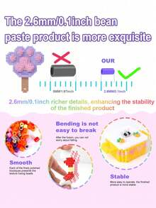 DIY Melting Bead Craft Kit, Handmade Jewelry & Art Supplies, Christmas & Birthday Craft Materials - Multicolor - View 5