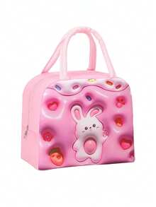 Cartoon Lunch Box Bag, Handheld Lunch Bag, Insulated Lunch Box, Elementary Student Lunch Bag, Office Worker Lunch Bag - Multicolor - View 21