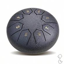 6英寸11音C大调钢舌鼓，空灵疗愈鼓，打击乐器 - 彩色 - 查看 10