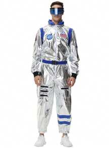 2 件套 - 男女通用连体裤 + 腰带（面罩单独出售），灵感来自电影，男女宇航员服装，节日表演舞台服装万圣节 - 彩色 - 查看 18