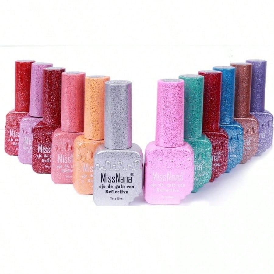 Esmalte Gel Nuevo Modelo - 12 Colores Grupo C, tonos brillantes para fiestas
