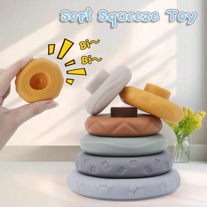 Đồ chơi Montessori cho bé - Khối xây dựng bằng cao su mềm, đồ chơi xếp chồng và lắp ráp, phù hợp cho bé từ 6-12 tháng tuổi, đồ chơi mềm cho bé, đồ chơi cảm giác cho trẻ sơ sinh, khối xếp chồng, đồ chơi gặm nướt mềm cho bé, quà tặng cho trẻ sơ sinh, đồ chơi cho bé, đồ chơi cho trẻ mới biết đi, đồ dùng thiết yếu cho bé, đồ chơi tắm, đồ chơi, đồ chơi cho bé, đồ chơi cảm giác cho bé, đồ chơi cho bé 1 tuổi, phụ kiện cho bé, đồ chơi du lịch, đồ chơi cho bé 6 tháng tuổi, đồ chơi tắm, đồ dùng thiết yếu cho trẻ sơ sinh