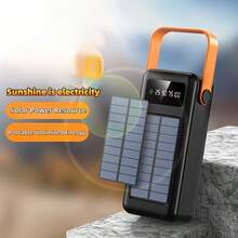 29800mAh/50000mAh 4USB Ultra Large Power Bank. With Built-In Cables, LED Light, Portable, Fast Charging, Emergency Power Bank For Outdoor Travel - US B Type Plug(110-127V) - View 5