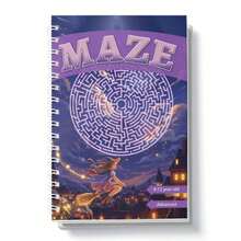 Páginas de laberinto lógico para niños | 4 opciones de edad (3-6 / 6-9 / 9-12 / 12+) | Rutas de decisión, callejones sin salida y rompecabezas de búsqueda de ruta de objetivo - Juego de laberinto - Ver 8