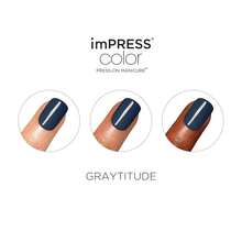 Kiss imPRESS Graytitude Blue Short Size Squoval Manicure Stick Sin Pegamento + 30 Almohadillas de Preparación de Uñas Instrucciones 1 x Manicure Stick 1 x 1 - Rojo - Ver 3