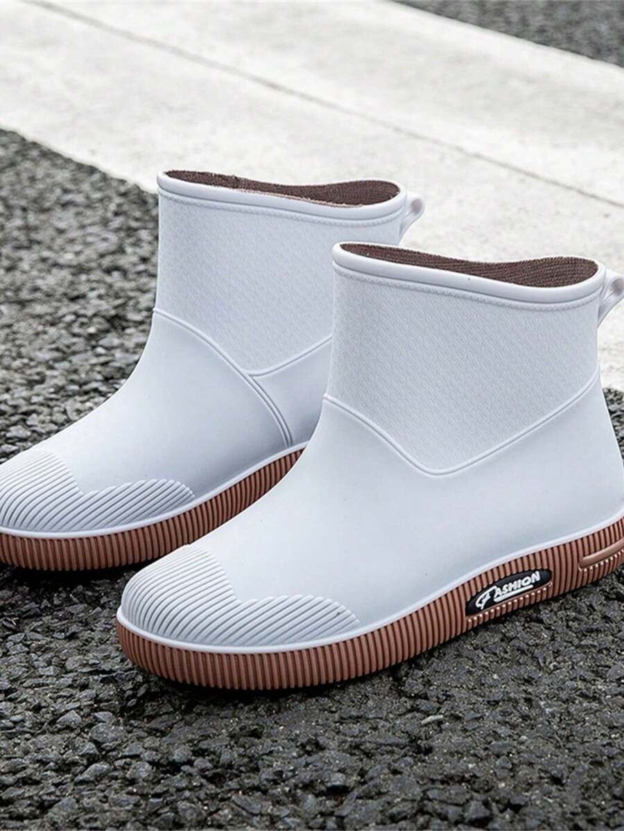 Women Rain Footwear - Grey/Blue - View 1