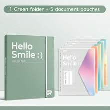 1pc A4 Waterproof Detachable Document Bag, Suitable For Office And School Use - Multicolor - View 15