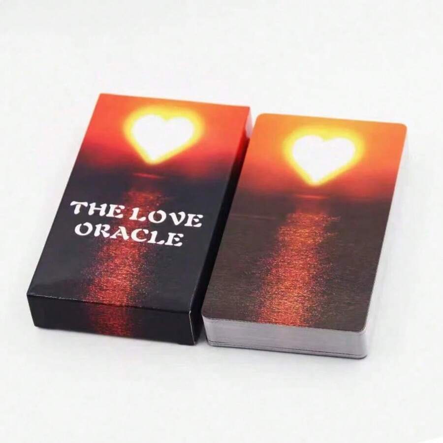 Unlock Your Love Destiny: Love Fortune Telling Cards, A Set Of 54 Cards, Ideal For Beginners, Dates, Romantic Nights, And Valentine's Day Gifts - Multicolor - View 1