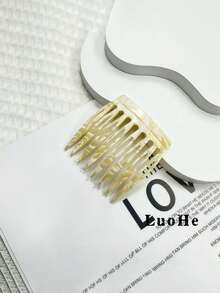 1 chiếc lược cài tóc họa tiết da báo Luohe Jewelry, lược phụ kiện tóc, lược chống tĩnh điện, lược chịu được axit axetic, lược chống gãy. - Nhiều màu - Xem 20