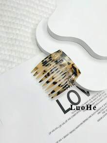 1 chiếc lược cài tóc họa tiết da báo Luohe Jewelry, lược phụ kiện tóc, lược chống tĩnh điện, lược chịu được axit axetic, lược chống gãy. - Nhiều màu - Xem 17