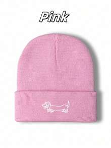 5 قطع/4 قطع/3 قطع/2 قطع/1 قطعة قبعة صوفية دافئة مطرزة بتصميم كلب السلق الكرتوني للرجال في فصلي الخريف والشتاء، قبعة محبوكة دافئة للرياضات الخارجية والدراجات والاستخدام اليومي، قبعة محبوكة دافئة مناسبة للجنسين - متعدد الألوان - مشاهدة 20