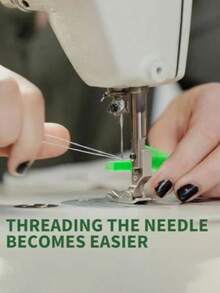 1-6pcs Sewing Machine Threader - Easy Automatic Threader, Fish-Shaped Threader, Suitable For Small Needles, Embroidery, Sewing Crafts And DIY Arts - Easily And Quickly Thread Your Hand Sewing Needles! Mini Sewing Machine With Hook Threader, Fish-Shaped Thread Guide Threader. - Multicolor - View 7
