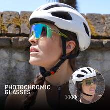 KAPVOE Color Changing Cycling Glasses, Men's Bicycle Racing Sports Equipment, Women's Outdoor Running Mountain Bike Night Riding Face Mask, Golf, Baseball, Camping, Fishing, Travel Accessories - Multicolor - View 3