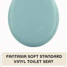 Achim Home Furnishings TOVYSTBK04 Fantasia Asiento estndar para retrete, 43.18 cm, Verde claro - Verde claro - Ver 3