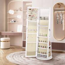 Jewelry Cabinet - White - View 4