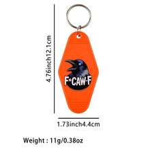 1个青蛙、鸭子、鹅动物塑料印花钥匙扣，可爱吊坠装饰品 - 彩色 - 查看 14