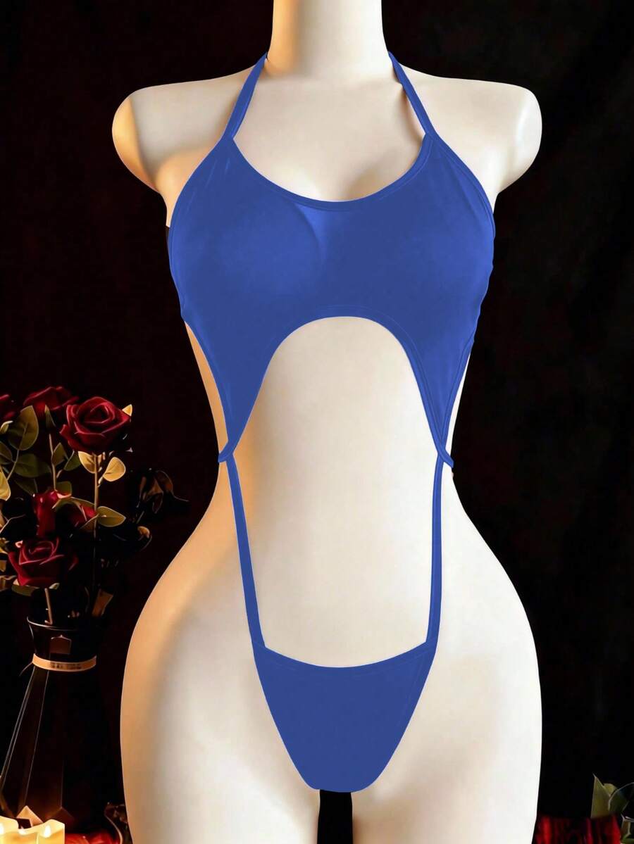 女士性感连体衣，系带网纱内衣