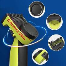 Adjustable Guards Combs 14-Length Adjustable Guard Comb For OneBlade QP2520 QP2630 QP2724 QP2834 Precision Trimmer Replacement Attachment Kit