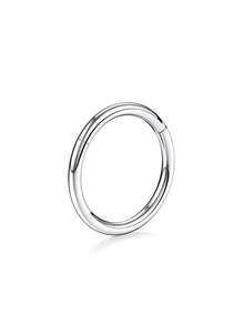 CatDObo 1 pieza Aro para la nariz sin costura de acero inoxidable 316l, joyería de perforación, arete multifuncional para cartílago cerrado, adecuado para uso diario de hombres y mujeres - anillo en la nariz - Ver 35