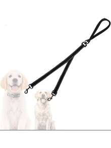双点控制狗绳，可搭配防拉胸背带和训练绳使用，加粗反光牵引绳，可转换为单点控制，适合中大型犬。 - 彩色 - 查看 6