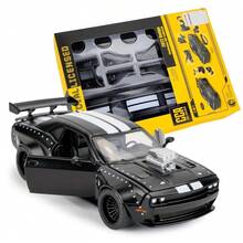 C C A Model Mobil Dodge Challenger Modifikasi Skala 1:36, Model Paduan Logam, Dapat Dirakit, Pintu Dapat Dibuka, Geser Halus, Mainan Mobil Balap untuk Anak Laki-laki dan Perempuan, Hadiah Halloween, Natal, Ulang Tahun, Koleksi untuk Dipajang - MultiWarna - View 6