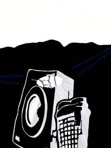 1pc Heavy Duty Laundry Bag | Reusable Toy & Clothing Storage, Compact, Black, Laundry Basket, Wash Bag