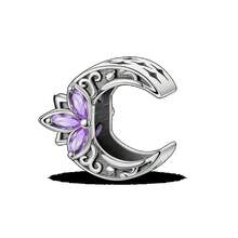 925 Pure Silver Adorable Pet Series - Cat Claw Guardian Pendant, Cat Claw Fishbone Pendant, Friendship Cat Claw Pendant, Magic Cat Pendant, Fishbone Cat Claw Print Pendant, Cat And Dog Claw Print Earrings, Cat Claw Bone Pendant, Moon Cat Claw Beads, Cute Cat Beads, Sweet Cat Claw Beads, Lotus Cat Moon String Pendant - Multicolor - View 16