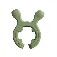 1pc Deer Ear Shaped Trivet - Heat Resistant Silicone Kitchen Tool Organizer, With Non-Slip Handle, Durable And Easy To Clean, Suitable For Large/Small Pots - Multicolor - View 3