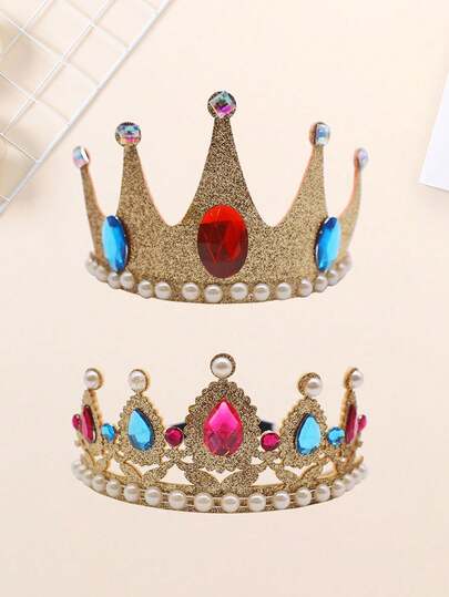 Birthday Party Headwear, Anime/Movie Princess Crown Headband Costume, Cosplay Stage Performance Headband, Birthday Party Headpiece