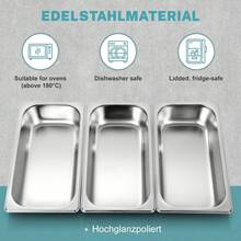 3pcs/Set Stainless Steel Bread Plate With Lid, Meat & Kimchi Serving Tray, Oven Dish, Flour Dredging Tray For Frying, Heavy Duty Material, Dipping Sauce Serving Platter