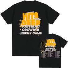 TOBYMAC CROWDER JEREMY CAMP Tour 2026 T-Shirt Cotton Short Sleeve Loose Male Tshirts Unisex Streetwear Fashion O-Neck Print Tees - Black - View 1