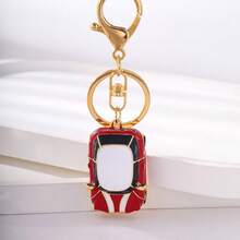 1pc Cartoon Mini Car Keychain, Versatile Bag Charm - Multicolor - View 6