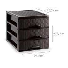 Drawer Storage Cabinet - Brown - View 6