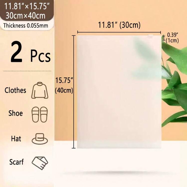 2/3/5/10pcs Set Translucent Travel Storage Bags, Transparent PVC Clothing Organizer Bags, Waterproof Zipper Lingerie Packing Cubes, Clear Sealed Underwear Storage Boxes, Travel Luggage Organizers - White - View 26