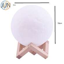 Humidificador Luna con 3 Modos de Luz Blanca y Cálida Aromaterapia. - A - Ver 6
