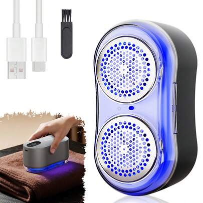 Electric Fabric Shaver, USB Rechargeable Sweater Defuzzer, Electric Lint Remover, Bobble Trimmer, Portable Lint Remover For Clothes, Bedding, Furniture, Carpets, Sofas, Cleaning Supplies, Cleaning Tools